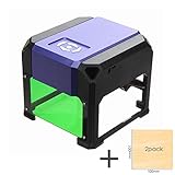レーザー彫刻機 1000mW 卓上 DIY道具 加工機 プリンタ DIY ロゴマーキング 軽量 USB オフライン操作可 木、プラスチック、竹、ゴム、革、切り紙など対応 保護メガネ付き 彫刻機 8 x