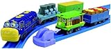 Chuggington Plarail Brewster and Zephie with Freight Cars Set (5-Car Set) (Plarail Model Train) by T