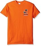 NCAA楕円形ラベル半袖 M オレンジ
