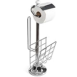 トイレットペーパーキャディティッシュディスペンサー、スタンドwith Magazineラック。