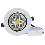 Lemonbest Energy Saving Dimmable 7W Recessed Ceiling LED Bulb Spot Light Fixture 7 watts COB LED Dow