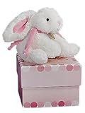 【フランス ベビー用品】 Doudou et Compagnie Doudou Bonbon Rabbit うさぎ ドゥードゥー 20 cm ピンク