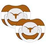 NCAAテキサスLonghorns歯科矯正おしゃぶり幼児赤ちゃんFanatic 2 Pieceギフトファン