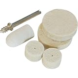 6 Piece 10 13 & 22 Dia Felt Polishing Set