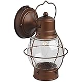 Brinks 7546-624 Hampton Rustico Lantern Outdoor Lighting, Aged Bronze [並行輸入品]