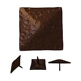 Agave Ironworks – 1.5 " IronピラミッドClavos – Brown Rust