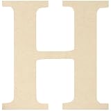 Mdf Classic Font Wood Letters & Numbers 9.5"-H [並行輸入品]