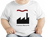 Factory Records オーガニックベビーTシャツ 6-12 Months