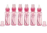 Dr. Brown's Standard Pink 8oz Bottles - 6 Count by Dr. Brown's