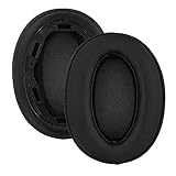 交換用イヤーパッド Sony WH-910N ワイヤレス Bluetooth ヘッドホン イヤーパッド TENNMAK 1組 (ブラック)