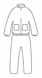 WING ACE:不織布簡易作業服ガーテックスジャケットEL GA-6000-A01el
