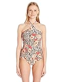 Guess Women's Animal One Piece Swimsuit in the Mood of Flower Animalier L [並行輸入品]