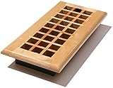 Decor Grates WEM310-N Lattice Wood Floor Register, Natural Maple, 3-Inch by 10-Inch [並行輸入品]