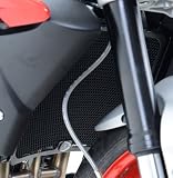 R&G(アールアンドジー) ラジエターガード アルミニウム ブラック Street Triple RX(15-) RG-RAD0185BK