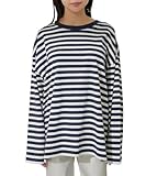 [ビス] Tシャツ 【EC/OUTLET】 ワイドスリーブマルチボーダーロングTシャツ【洗える】 レディース コンサブ (41)