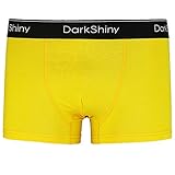 [DARK SHINY(ダークシャイニー)] メンズ コットンクラシックボクサーパンツ(L,イエロー)