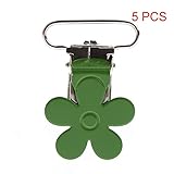 Pumpumly　おしゃぶりクリップ　DIY おしゃぶりホルダー 噛がため　赤ちゃんのおもちゃ　ガラガラ　４ｃｍ　5個セット