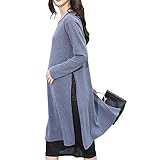 マタニティ ニット ワンピース チュニック 産前産後 授乳服 授乳口 長袖 大サイズ 修身 可愛い 暖かい