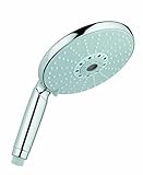 グローエ(GROHE) レインシャワー クラシック ハンドシャワー 160mm TOTO/INAX/KAKUDAI/SANEI対応ホース用アダプタ付き 2876500J+JPK03200 (グローエジ