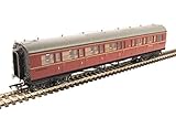 R4766 Hornby OO Gauge - BR Collett Coach Corridor Composite LH W6138W, Maroon