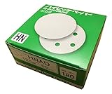 三共理化学 ハイピッチペーパー HNAD マジック式研磨紙 Φ125mm 円形型ディスク穴なし 50枚入り #180