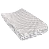 Trend Lab Gray Chevron Deluxe Flannel Changing Pad Cover by Trend Lab [並行輸入品]