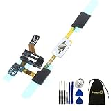 Mencia Home Button Sensor Audio Jack Headphone Flex Cable Replacement For Samsung Galaxy J5 J500 J50