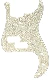 Fender ピックガード13-HOLE MULTI-PLY MODERN-STYLE PRECISION BASS® PICKGUARD, WHITE MOTO
