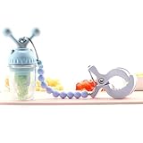 Mamimami Home 赤ちゃん おしゃぶり 離乳食フィーダー 野菜 果物 肉など入れでき 咬み袋 歯固め シリコーンビーズ おしゃぶりのチェーン 幼児 歯がため 3か月以上 誕生祝い 出産祝い 