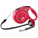 フレキシ (flexi) ニュークラシック コード M(20kg未満) 8m レッド [犬用リード]