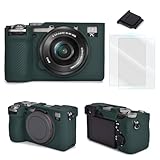 VOVMOEYA ソニー Sony α7CII/ILCE-7CM2/A7CM2との互換性ありカメラケース α7C2専用 ボディケース a7CIIシリコンカメラケース ILCE-7CM2カバー カメラA7CM2専用保護ケース A7C II A7CMark 2 α7C ii 保護バッグ A7CM2対応ケース シリコン製 快適なグリップ 軽量 耐衝撃-イエロー