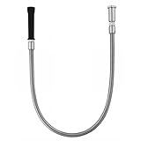 T&S Brass 5HSE44 Hose with 44 Flex Stainless Steel and Black Handle [並行輸入品]