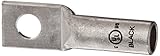 Morris Products 94238 Long Barrel Compression Lug, 1 Hole, Copper, 2/0 Str. Wire Range, Black Color 