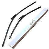 BMW用 G42.G20,G21,G80.G22.G23.G26.G82 ワイパーブレード 右ハンドル 左右2本セット 専用カプラー 純正同形状 600mm/475mm (取り付け説明図付き）TJKworks