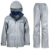 カジメイク レインスーツ スリーレイヤー セパレート シルバー 3L 7700