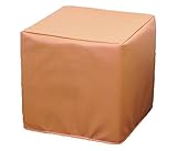 軽量 スツール １０色選べる 合皮タイプ（限定品） (オレンジ)