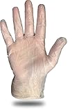 Boss Gloves 1UP1204DL Disposable Glove, Vinyl, 4 mil Powdered, Large, White (Pack of 100) by Boss Gl