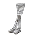 ベイビーガールズスターズデザインパンティストッキングパンツストッキングタイツグレー4-7歳