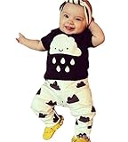 (ビグッド)Bigood 赤ちゃん かわいい ベビー 半袖 Ｔシャツ ロングパンツ 上下 2点セット セットアップ 出産祝い プレゼント（70）