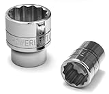 Powerbuilt 643203 3/4-Inch Drive 1-1/16-Inch 12 Point Socket by Powerbuilt