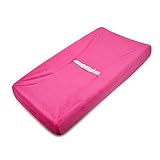 TL Care Heavenly Soft Chenille Fitted Contoured Changing Pad Cover, Fuchsia by TL Care [並行輸入品]