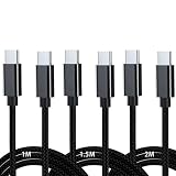 【2024年度 先行発売3本セット】YXHH USB C/Type C to Type C ケーブル【1m+1.5m+2m PD対応 20W急速充電】iPhone15/15plus/15Pro/15Pro、MaxMacBook、i Pad Pro/Air、Galaxy、Sony、Pixel等Type-c機種対応【black】