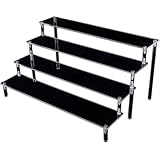 STYLE eight フィギュア ディスプレイ ひな壇 透明 アクリル コレクション スタンド (4段40cm幅)