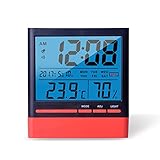 VORCOOL 温湿度計　デジタル　温度湿度モニター　多機能　LCD　デジタルメーター　高精度　湿度計　温度計
