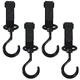 TKY 車用収納フック シートフック ヘッドレスト 収納フック 荷物掛け 助手席 車内収納 傘掛け ゴミ袋掛け 4本セット