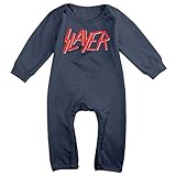 面白い 男の子と女の子 スレイヤー スラッシュメタルバンド 子供服 体に合う Navy Size 18 Months