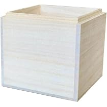 Amazon｜千糸繍院 桐箱 収納用総桐箱 キューブ/立方体タイプ (200mm