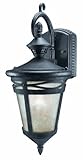 Heath/Zenith SL-4293-WI 150-Degree Motion-Activated Marionette Style Decorative Lantern, Wrought Iro