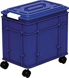 和泉化成 システムボックス1型・ブルー (35.5×23.8×高36cm)