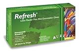 Aurelia Refresh Latex Glove, Powder Free, 9.4 Length, 5 mils Thick, X-Large (Pack of 100) by Aurelia